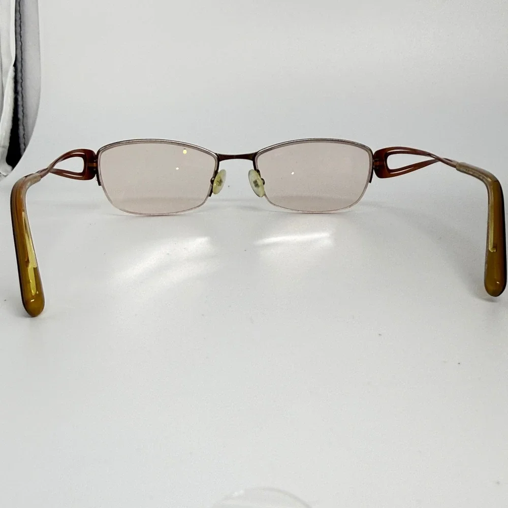 Koali 7368K Eyeglasses Brown Bronze Metal‎ Rectangular Frames 49-17-135 21526